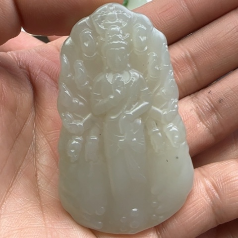 和田玉颈饰未镶嵌福利微包容