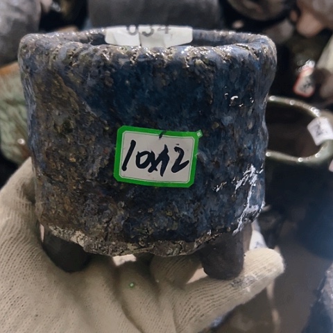 红陶粗陶花盆手工