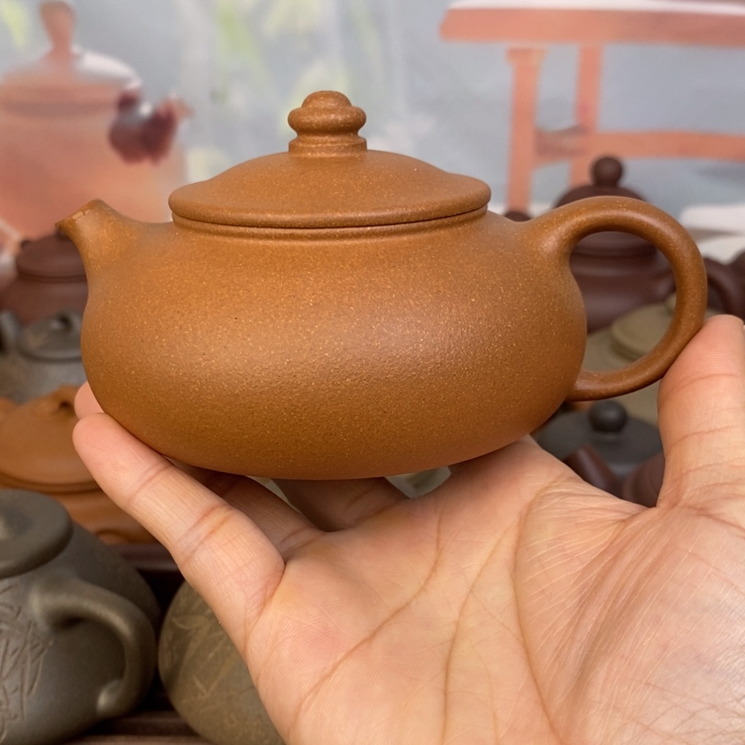 紫砂茶壶200cccc黄降坡寒江