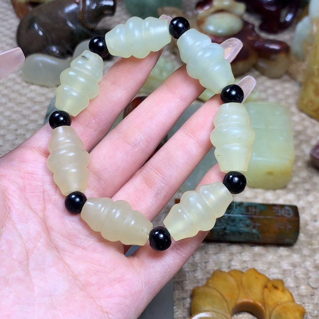 白玉菩提吊坠挂件