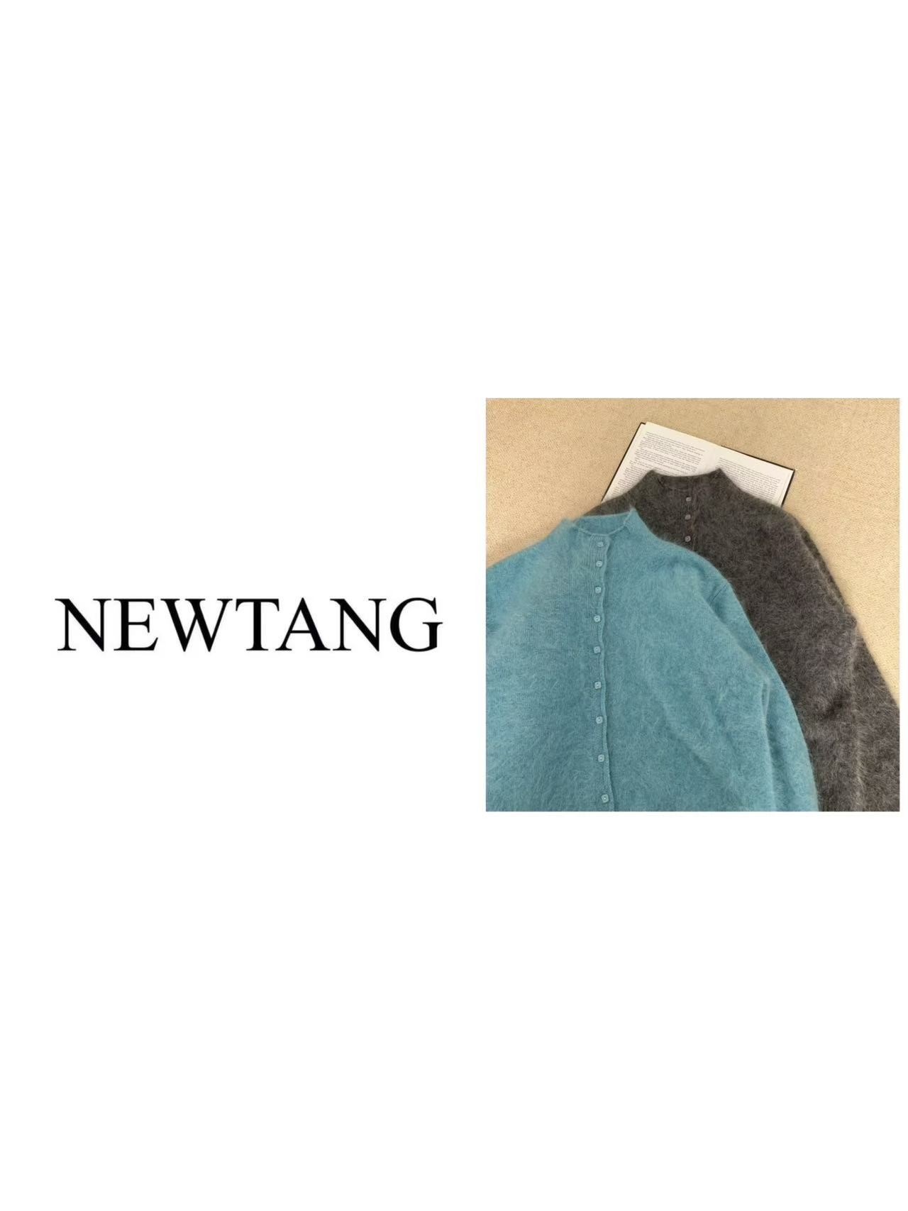 【高货】1156 100%羊毛半高领毛衣外套女高级感长袖软糯针织开衫