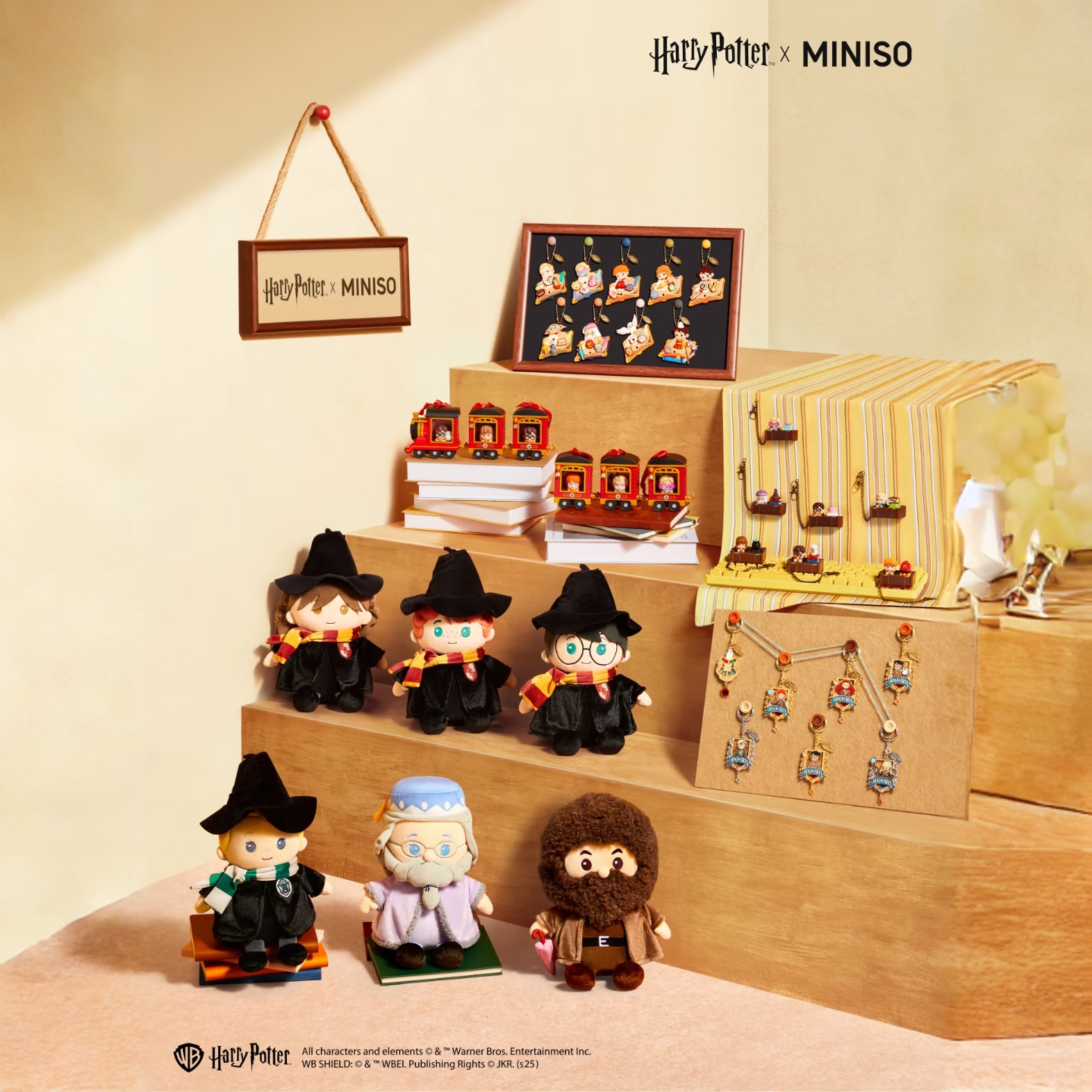 哈利波特「Miniso-快闪爆款转盘」正版哈利波特盲盒拆盒