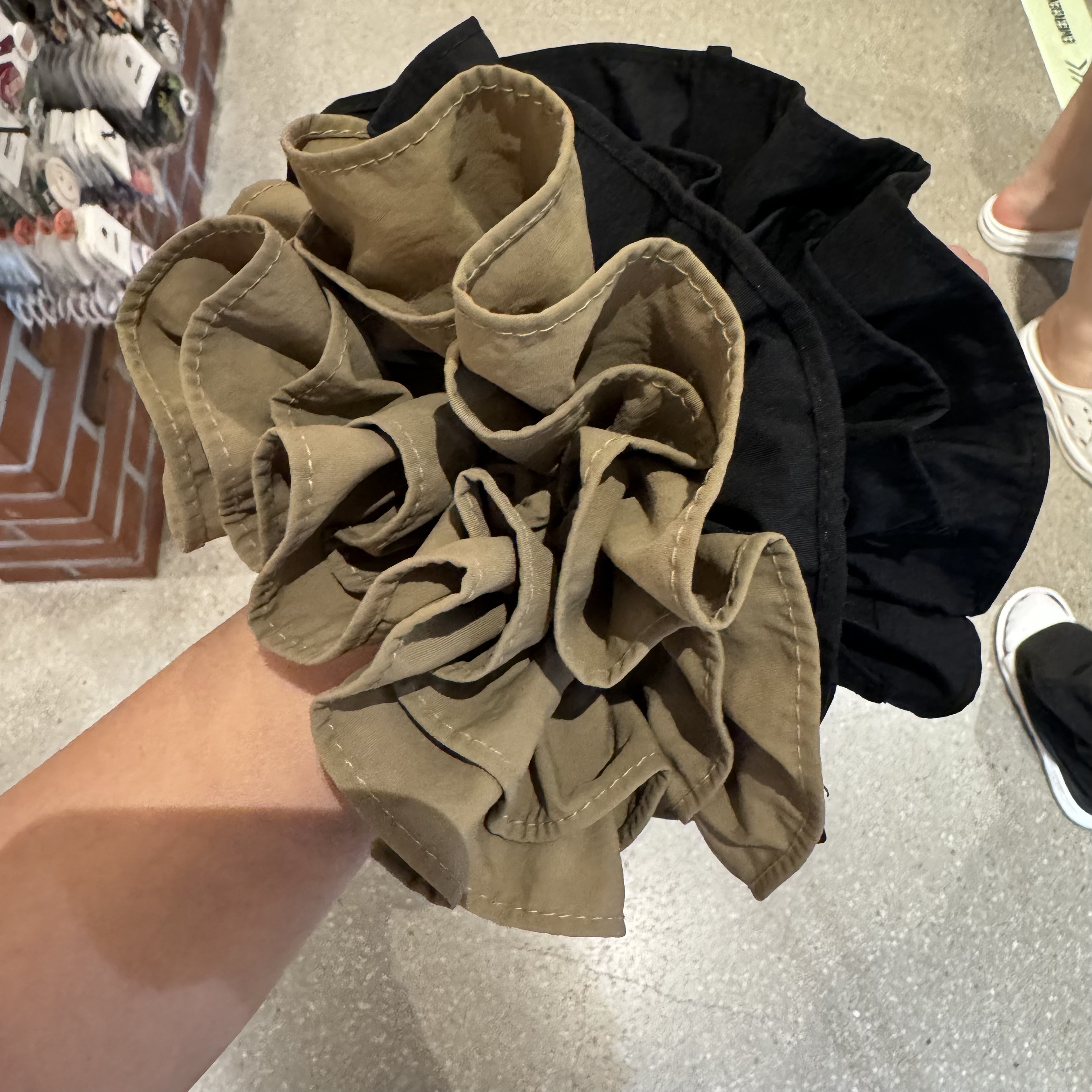 韩国 抽绳超牛设计发圈大肠圈