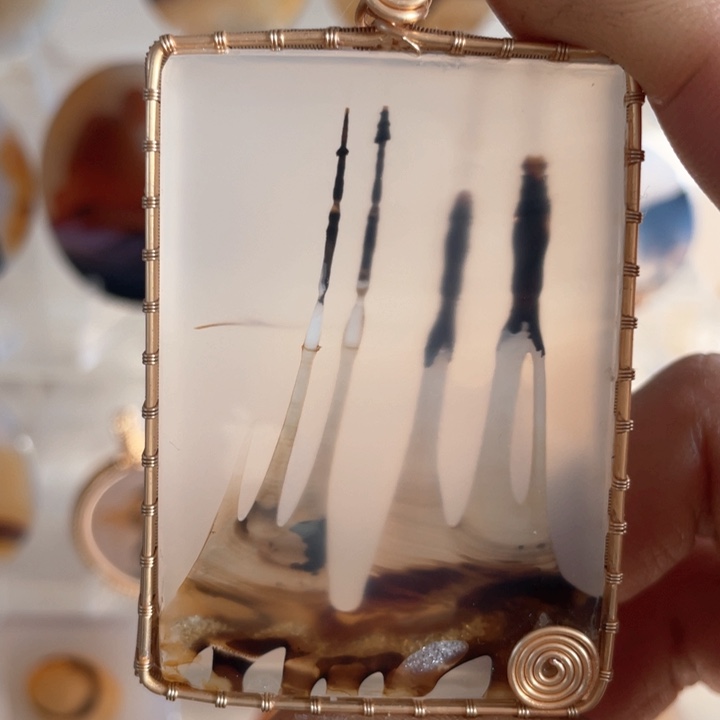 未镶嵌吊坠(不含链)玛瑙/玉髓