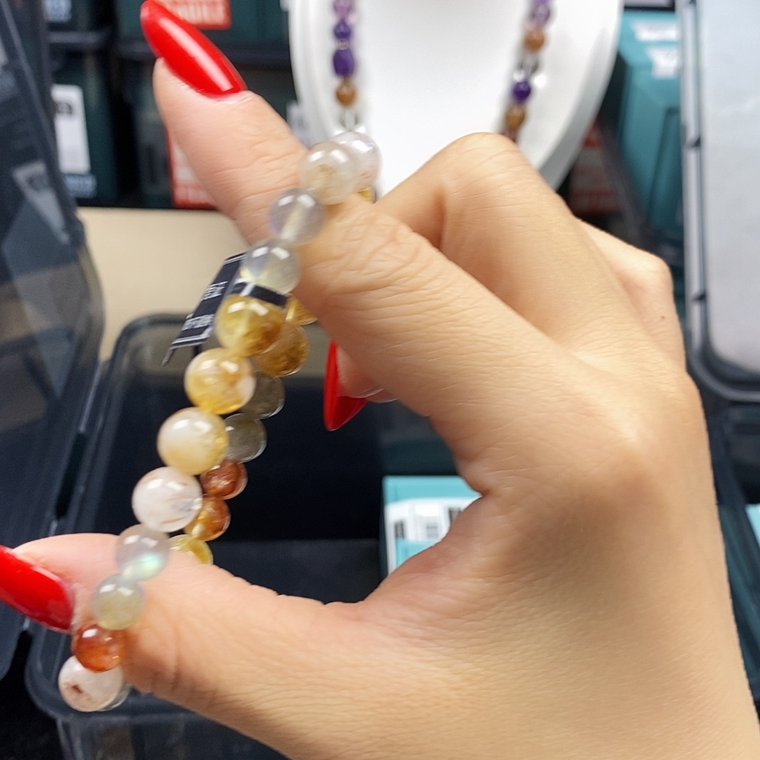 水晶银S925镶嵌手链