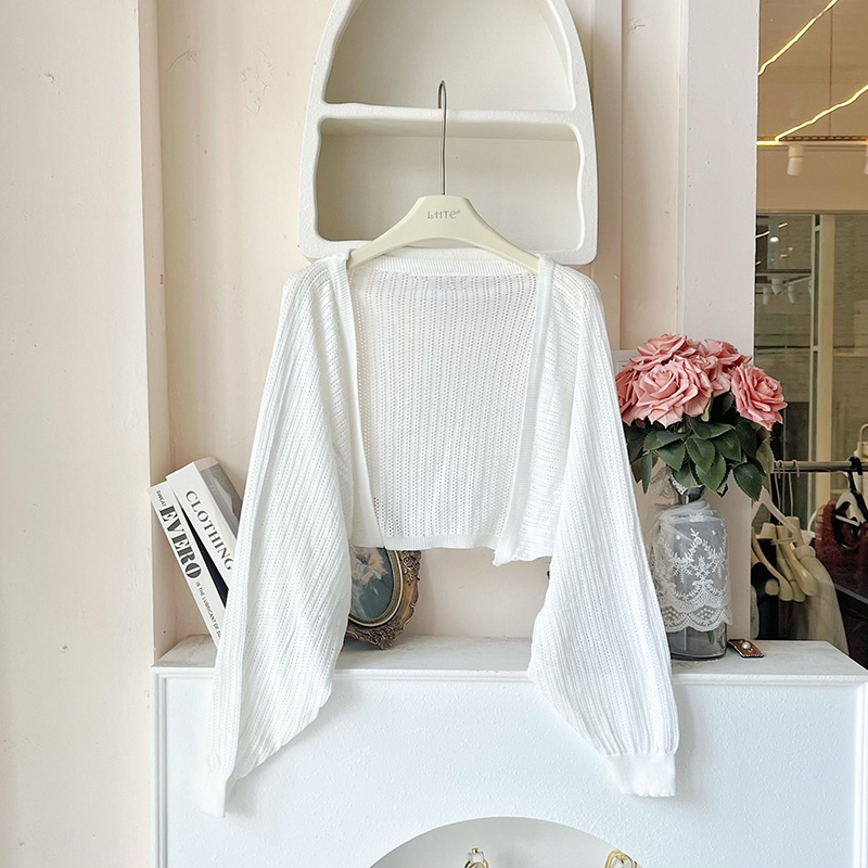 LHTE青青大码女装 夏季度假风休闲防晒外搭开衫C7916