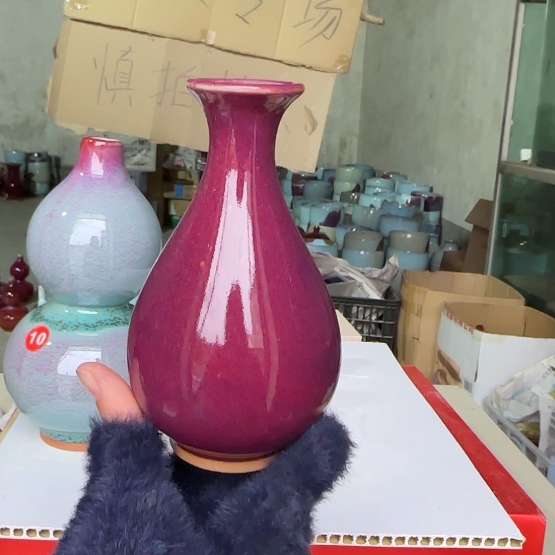 摆件陶郑家钧瓷摆件微瑕