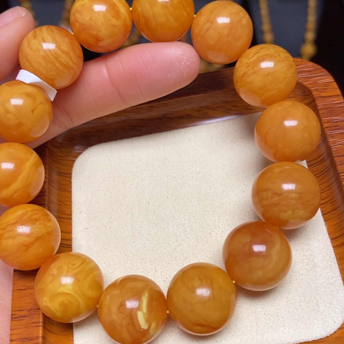 【闪购商品】蜜蜡手链未镶嵌手串