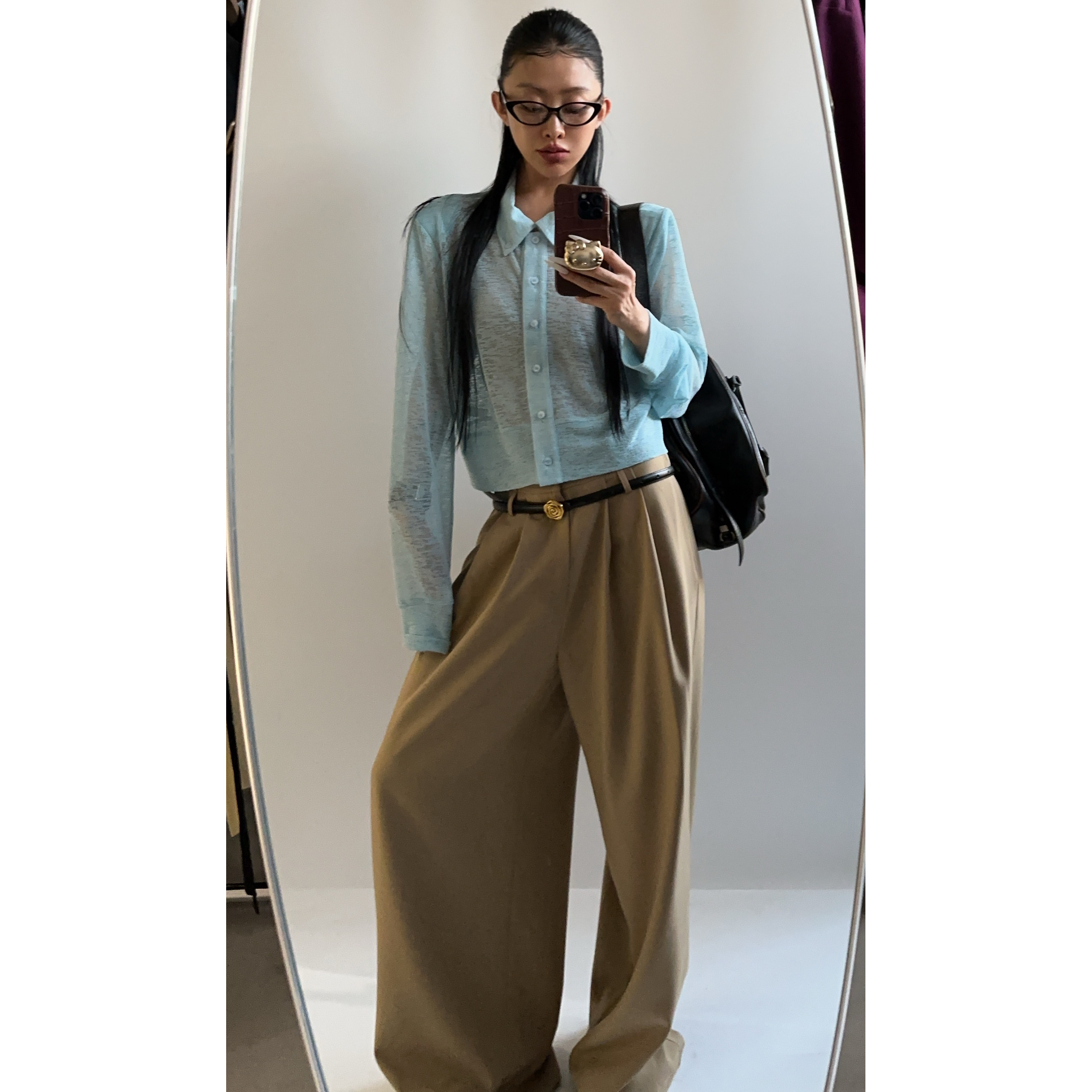 20850（定制款NO退NO换）老钱风慵懒帅气西裤