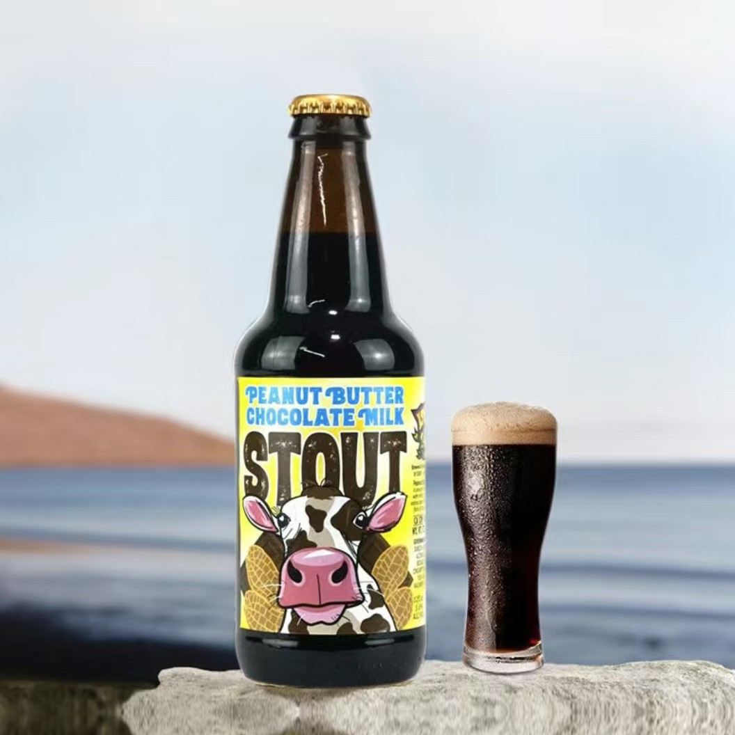 迷失海岸花生酱巧克力牛奶世涛啤酒355ml（1瓶）酒精度5.6度，26年1月到期