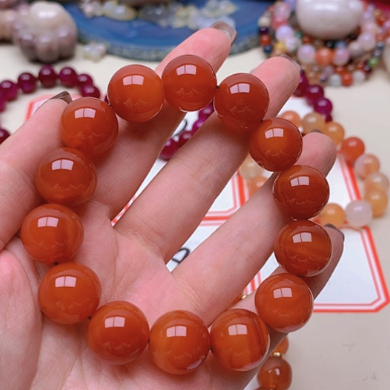 【闪购商品】未镶嵌玛瑙/玉髓珠宝半成品N**蘭