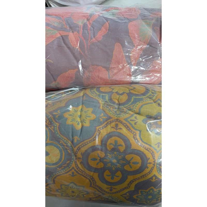 专享【京かわ会社】双层泡泡纱大豆被夏被200*230cm敦煌1不挑花色