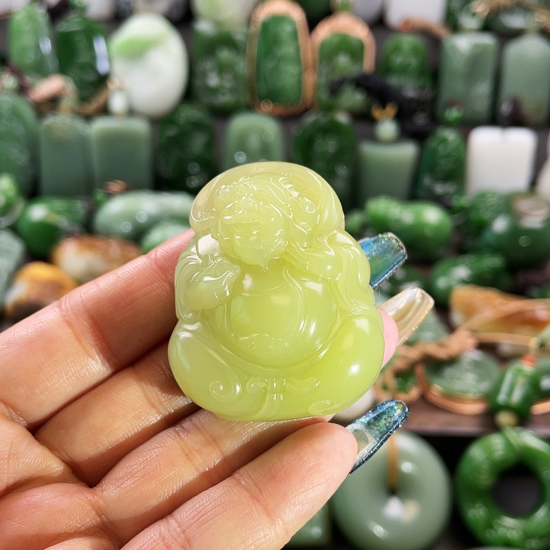 和田玉挂件未镶嵌英****9