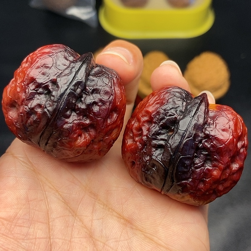 【闪购商品】把件文玩核桃39尺帝王筋元宝