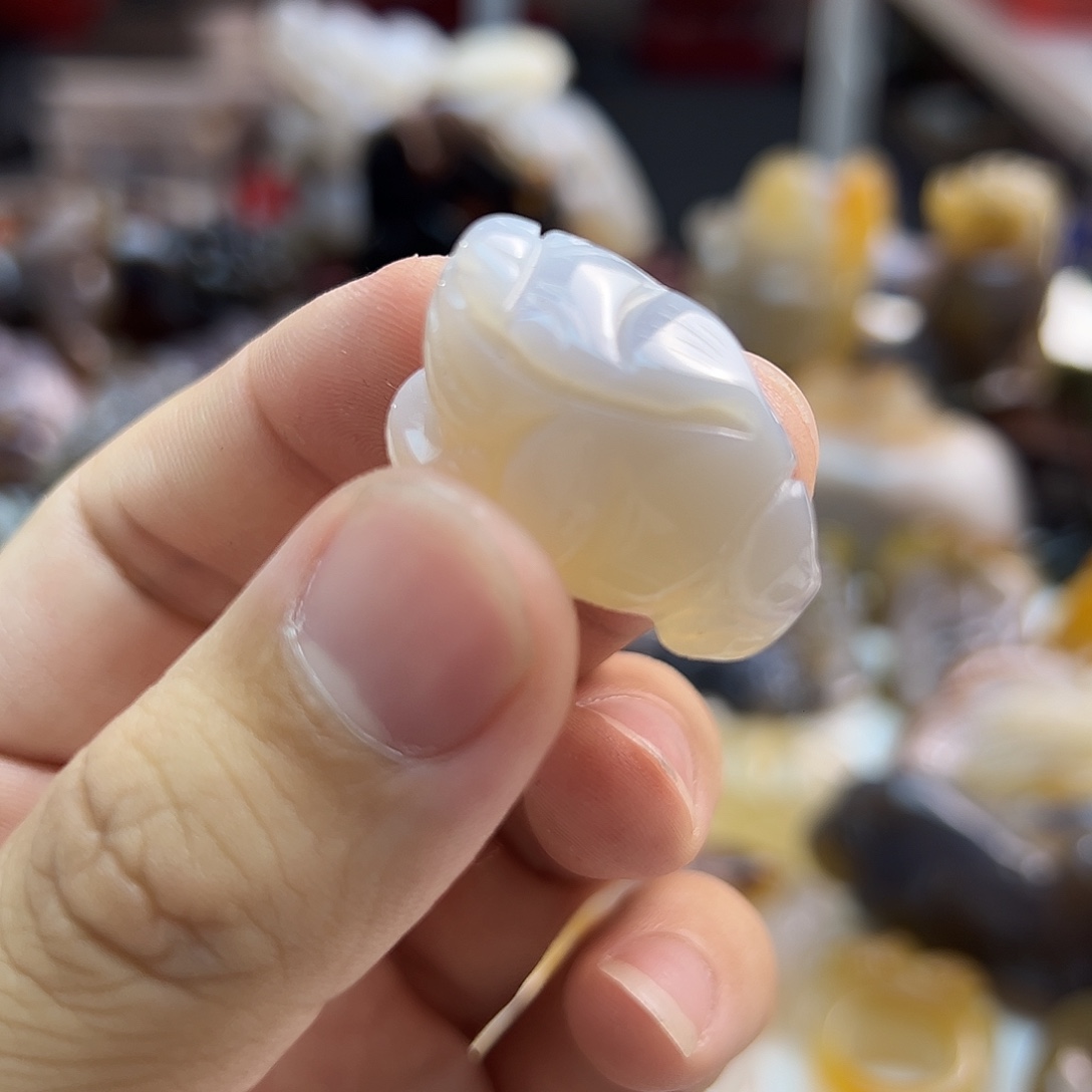 玛瑙/玉髓未镶嵌吊坠(不含链)