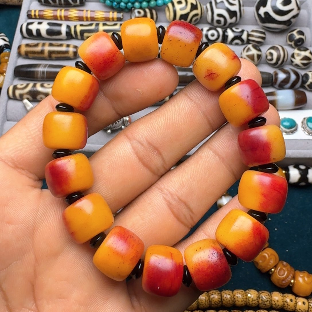 柏香籽/百香籽吊坠驼骨