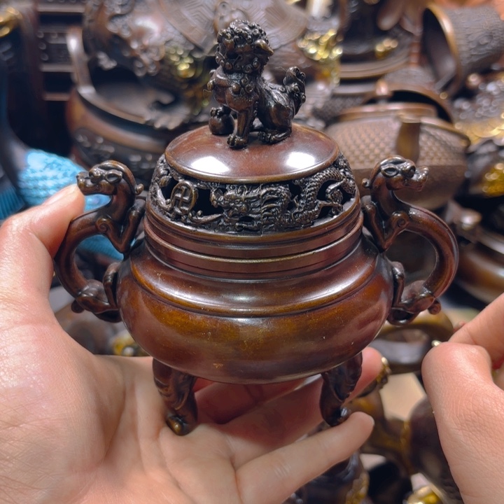 铜器摆件收收藏藏