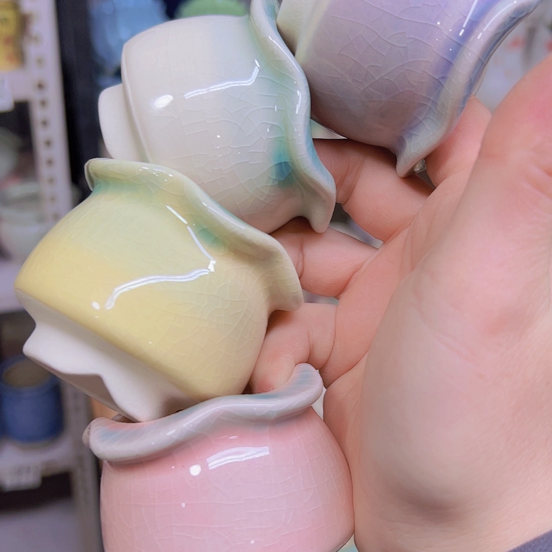 红陶陶瓷花盆当场满12包邮