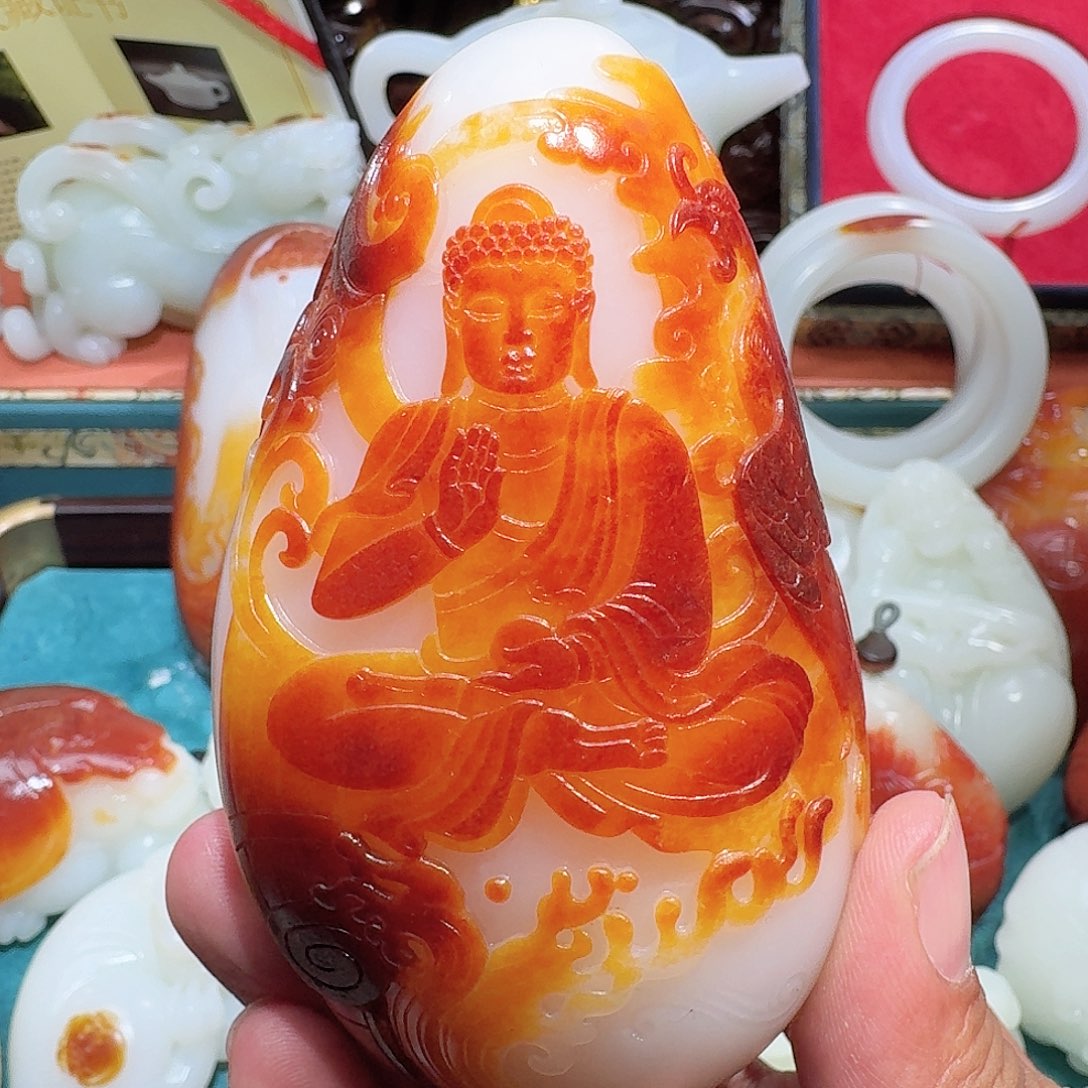 和田玉把件未镶嵌