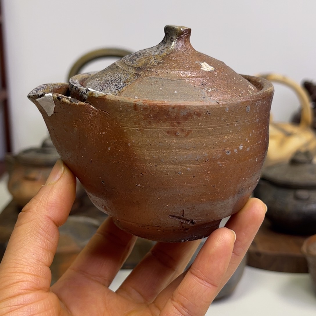 备前烧作品（藤原建有飞皮