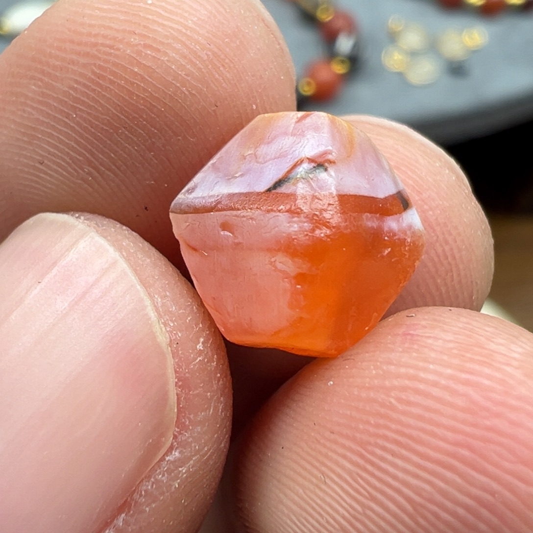 玛瑙/玉髓未镶嵌珠宝半成品x63   9.8×8.2奶皮四棱