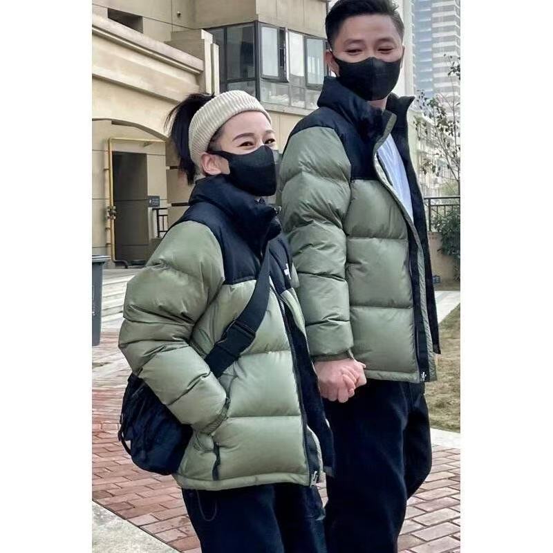 96美版（撤柜）立领带帽羽绒服男女冬季保暖百搭情侣款