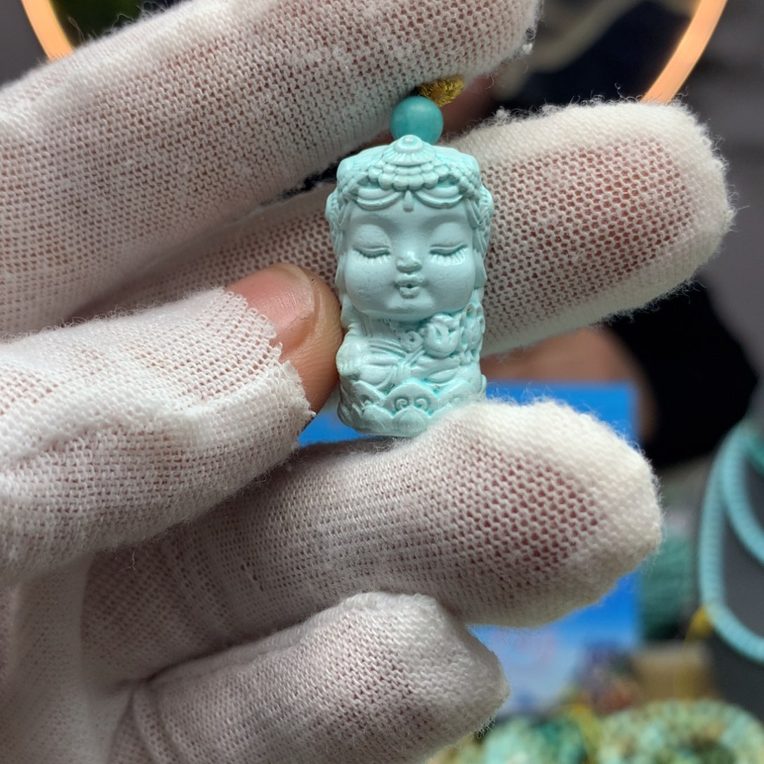 绿松石挂件未镶嵌