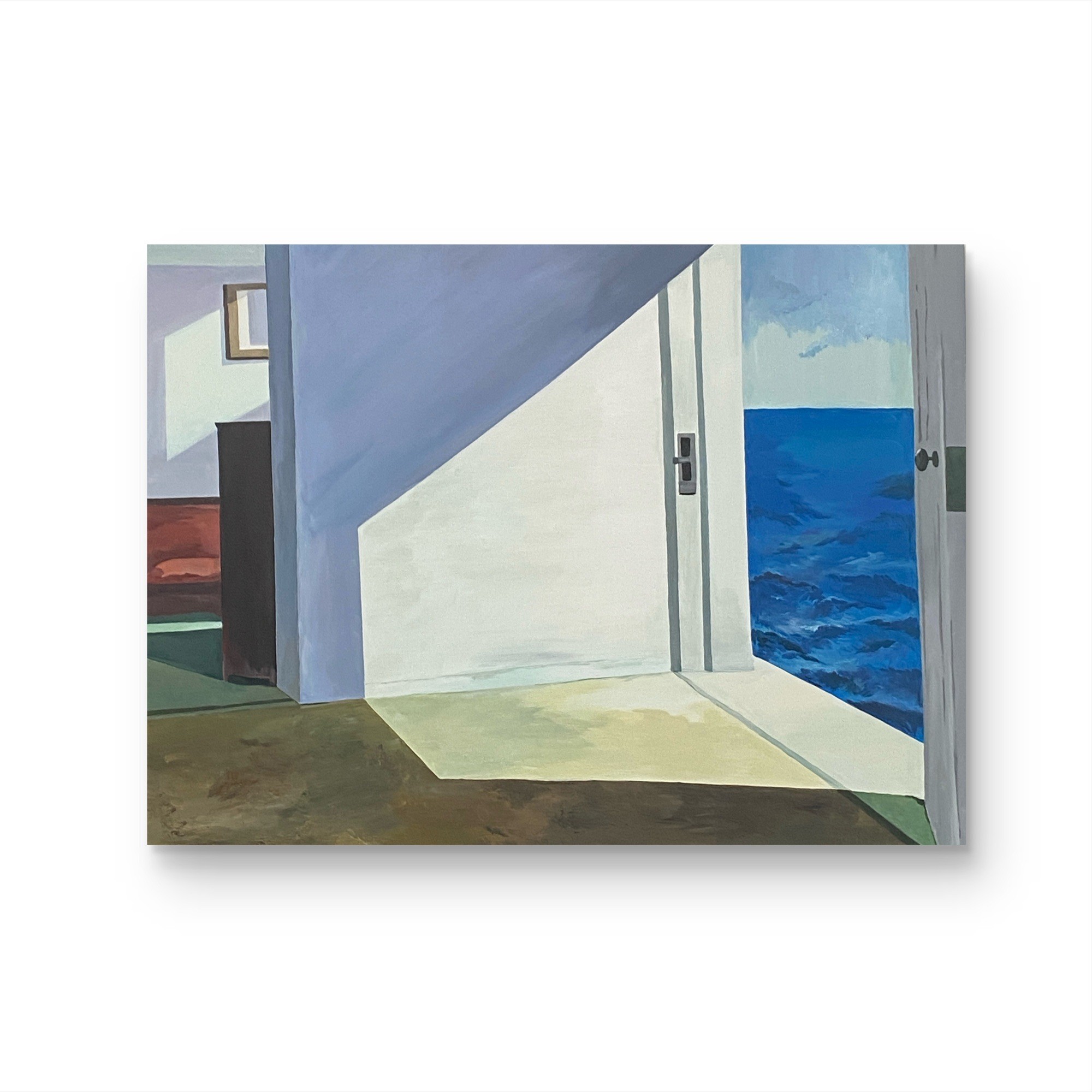 【爱德华的海】手绘挂画  “90*120” No.1381客厅纯手绘装饰画
