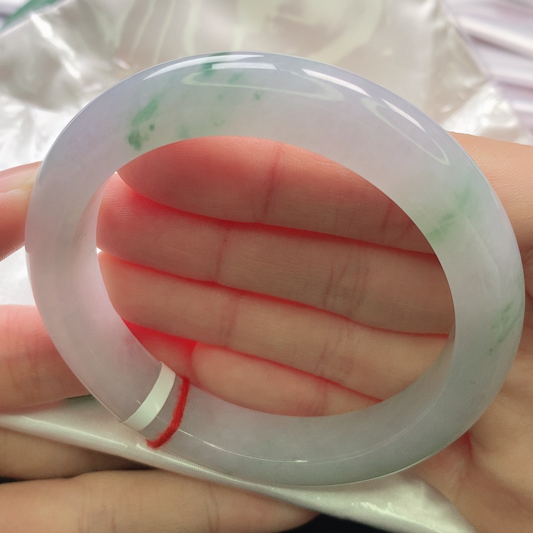 翡翠未镶嵌手镯缅甸5657