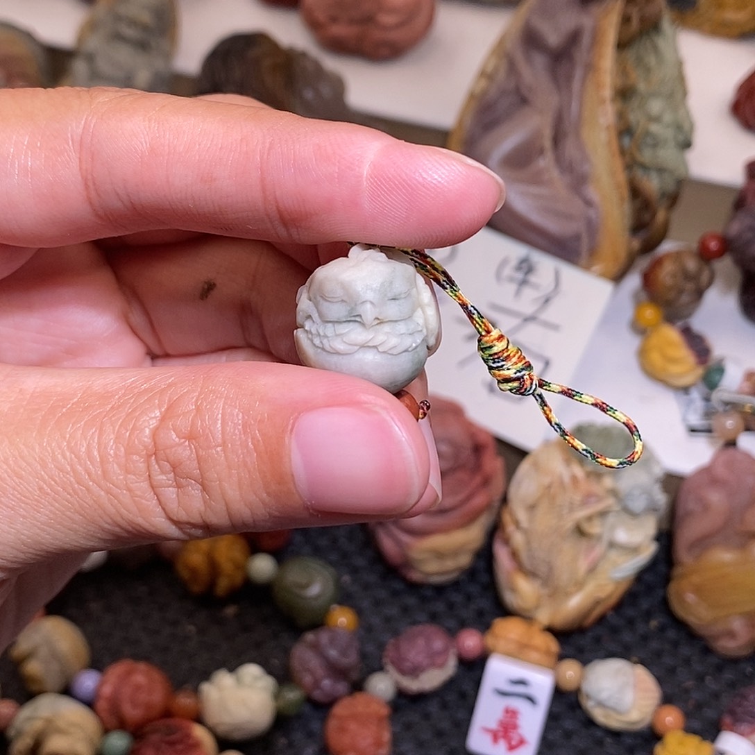 石英质玉（阿拉善玉）未镶嵌手链