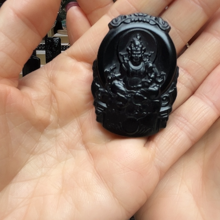 和田玉（墨玉）未镶嵌手链黄财