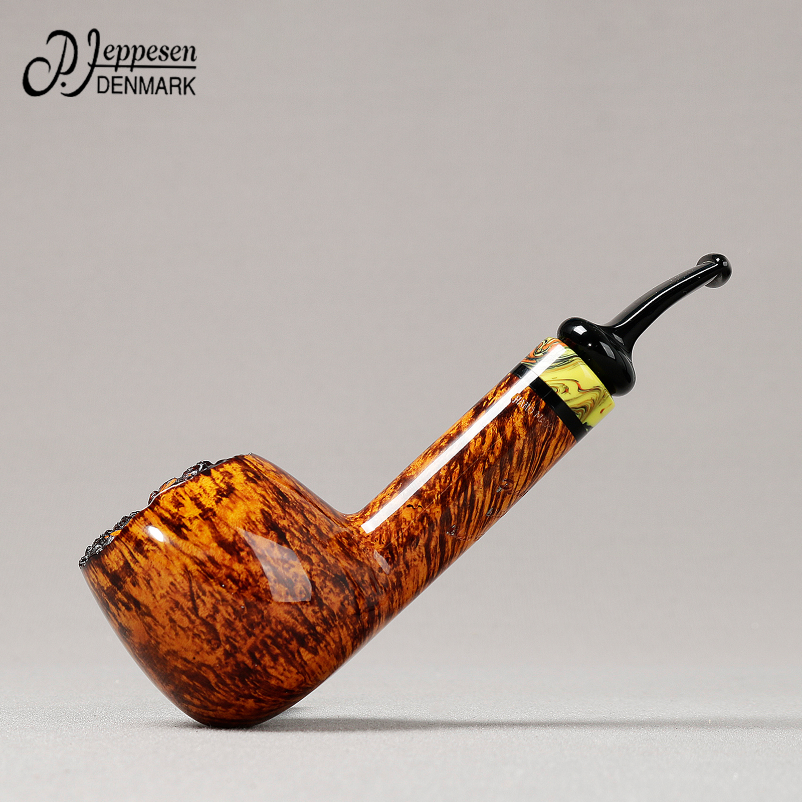 丹麦吉普森 IDA4 光面直斗 斗口瘤皮 3mm 手工石楠木烟斗
