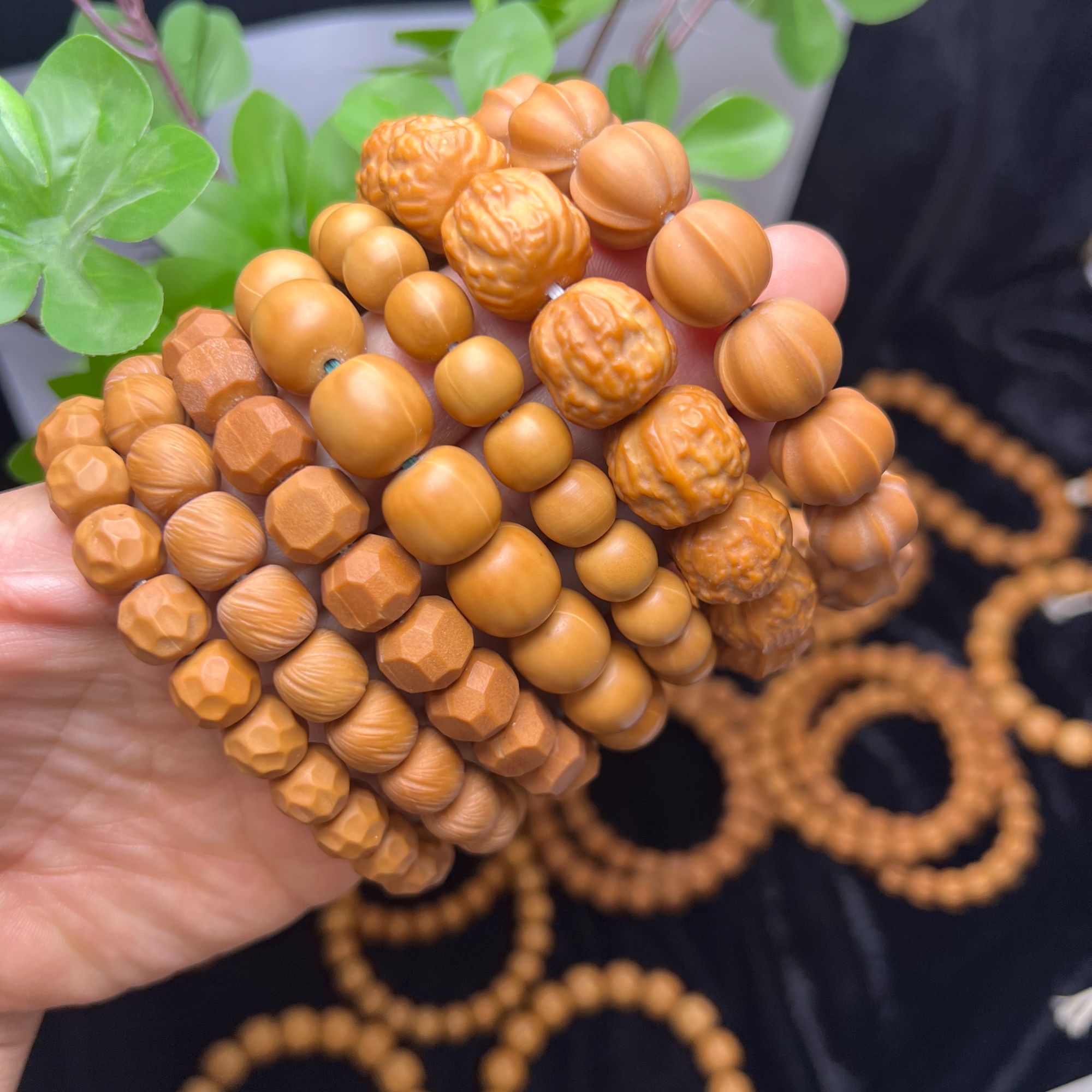 直播专用链接(一图一物)微瑕猴头核桃手串