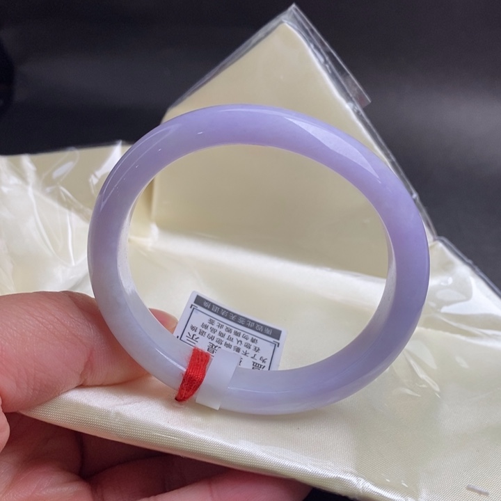 翡翠手镯未镶嵌贵妃53.5圈