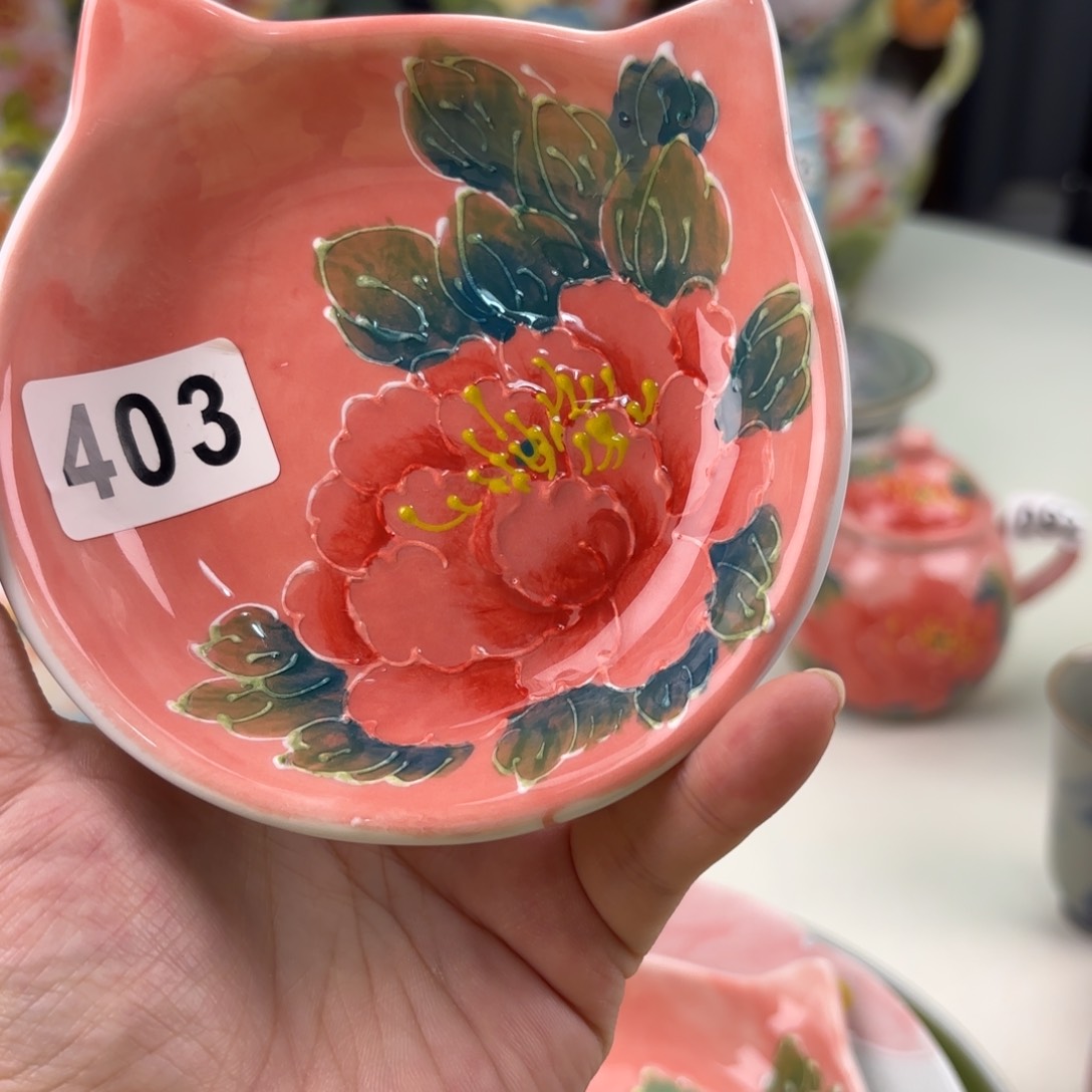 西*景德镇手绘高温釉下彩陶瓷茶具
