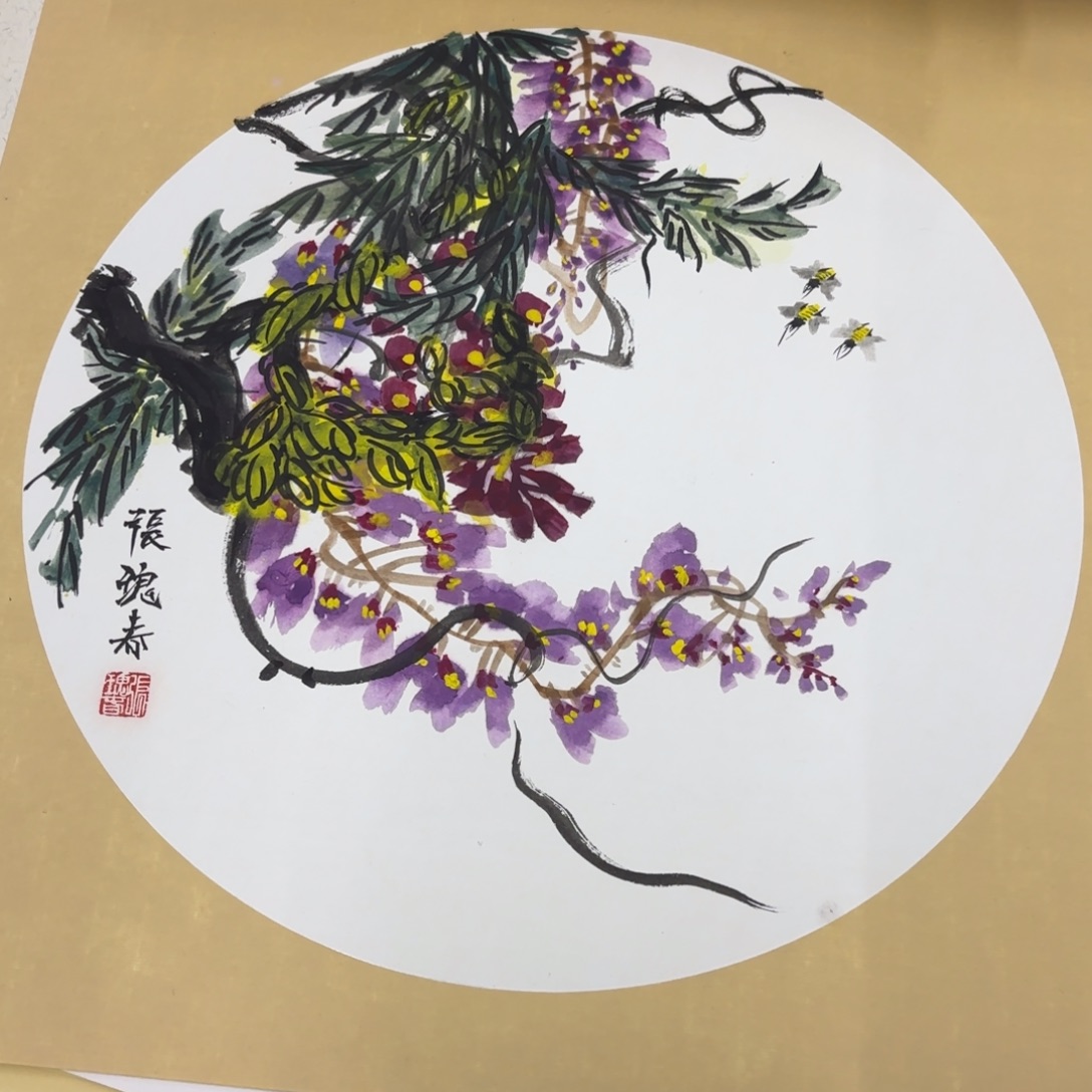 国画50-50卡纸作品艺