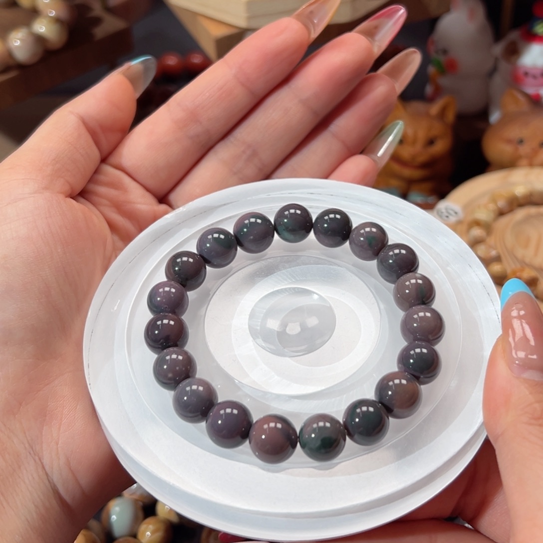 淡***福石英质玉手链未镶嵌188