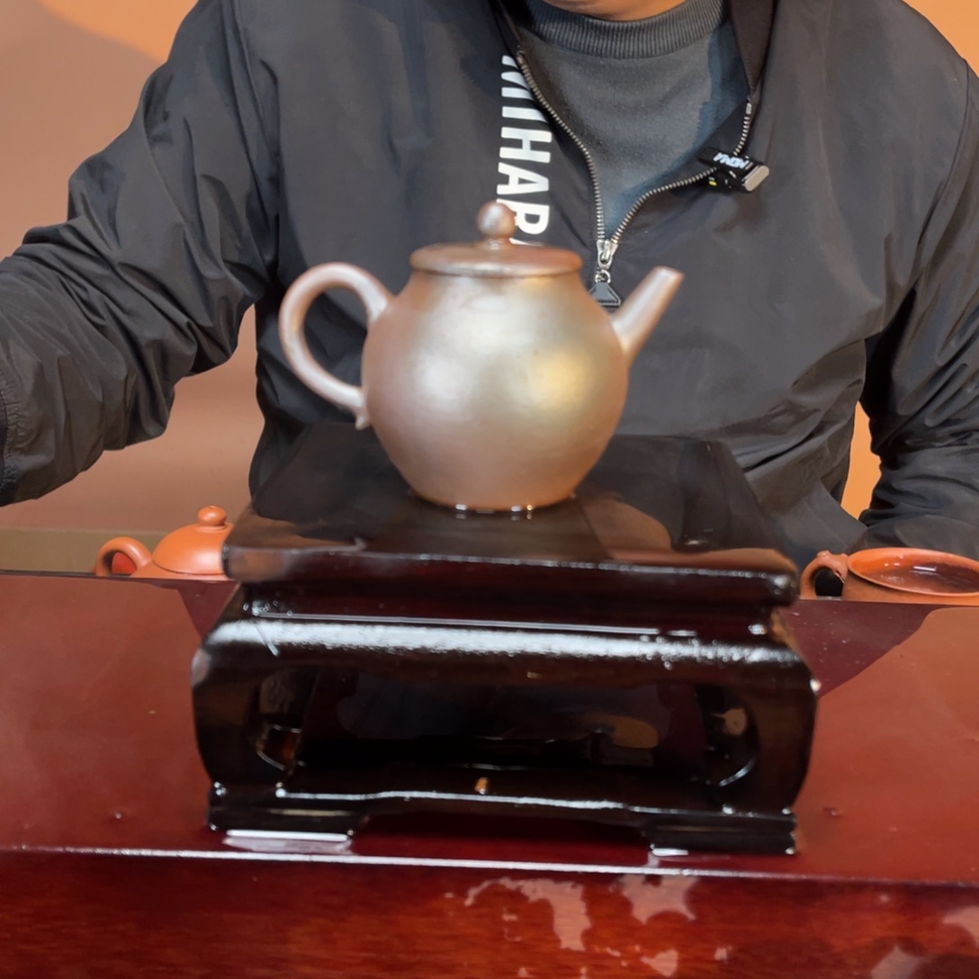 紫砂茶壶高端130cc红泥翁型壶