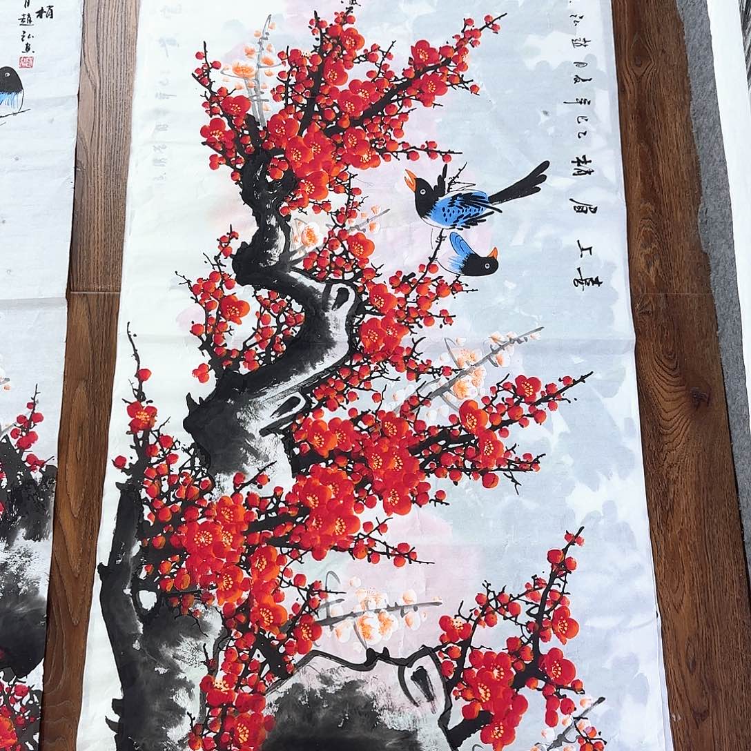 国画国画作品展。国画
