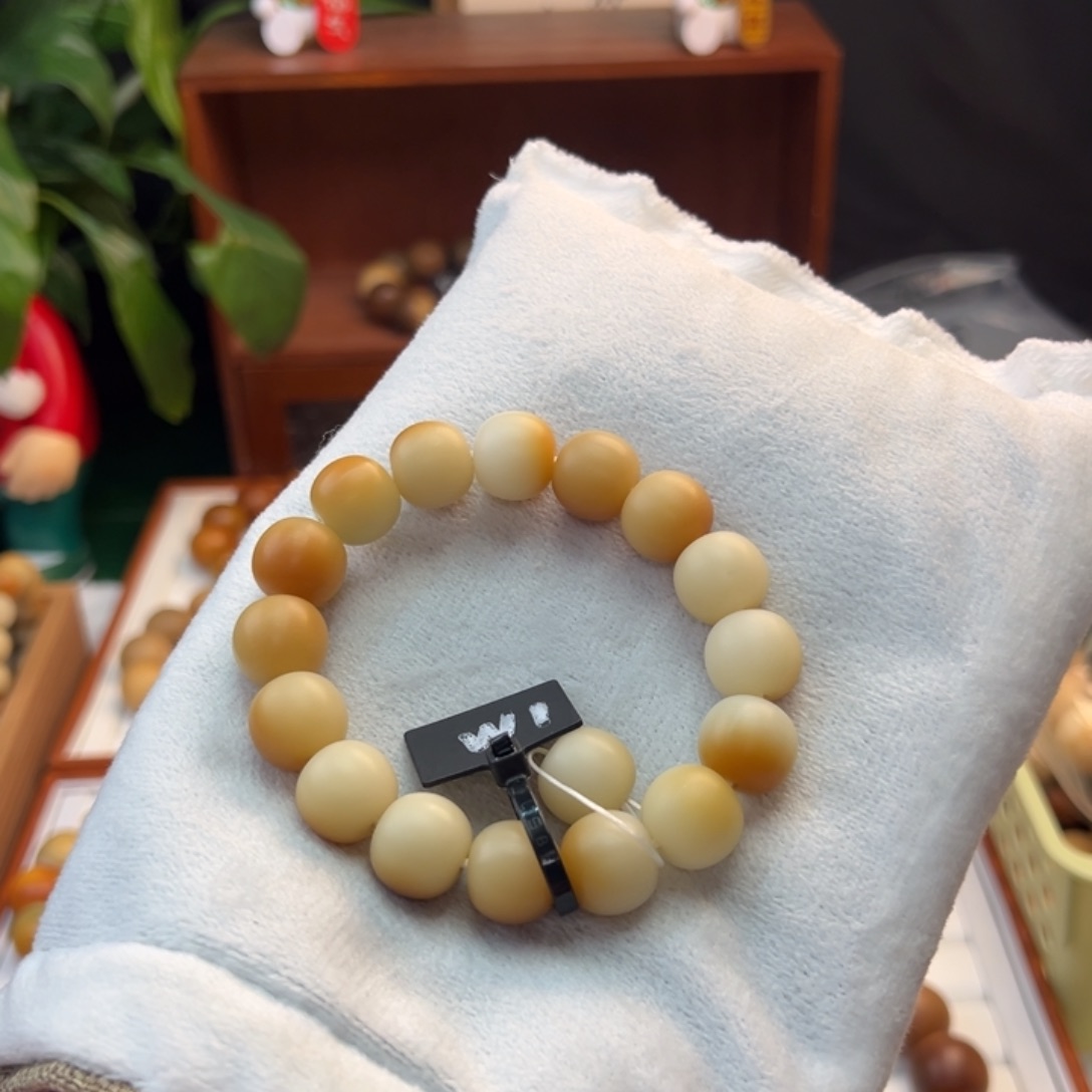 菩提根/象牙果手串卡14苹果干磨微瑕