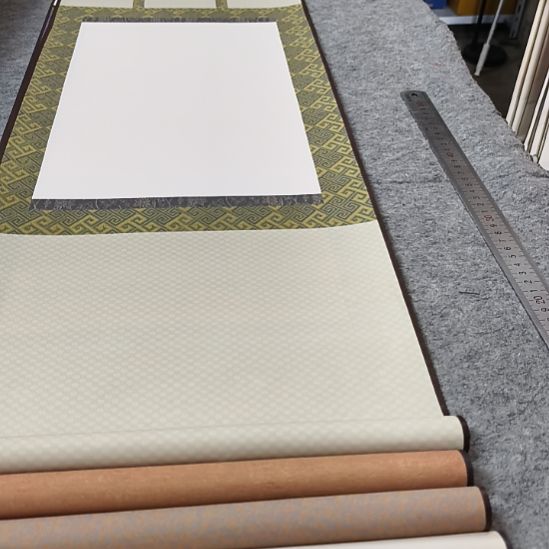 全绢布挂轴不带日历款5个