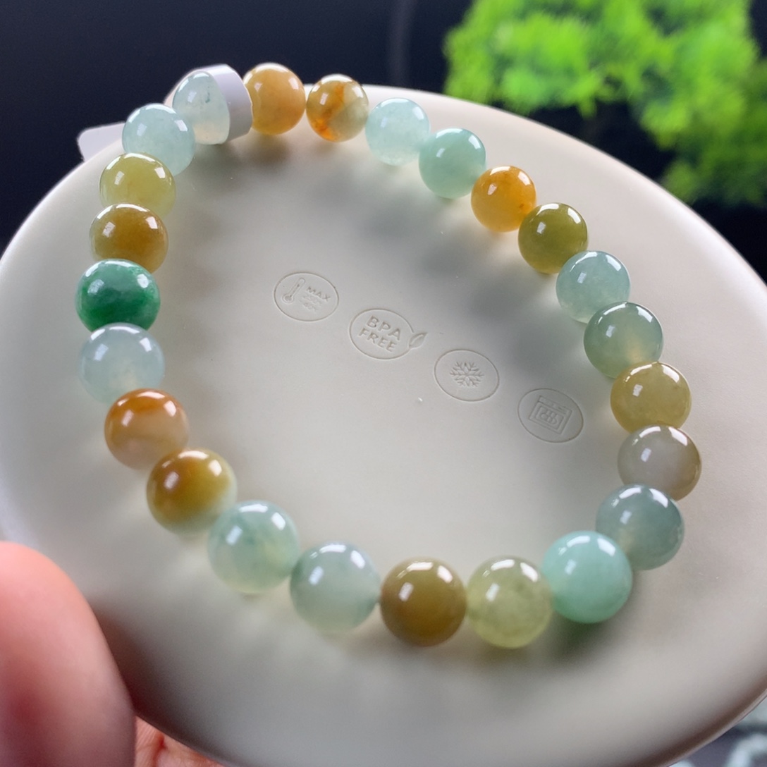 翡翠未镶嵌手链卡8