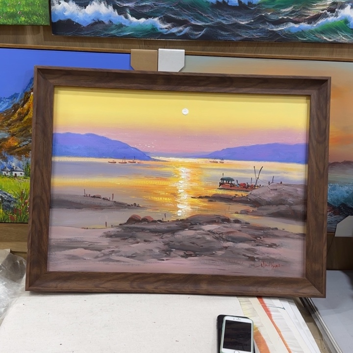 油画5878油画作品入选全国美展