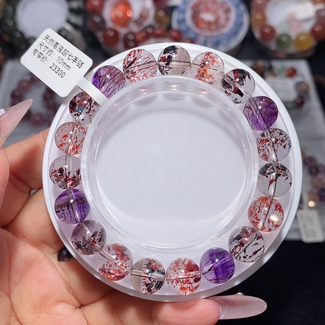 未镶嵌手链水晶彩毒液超七