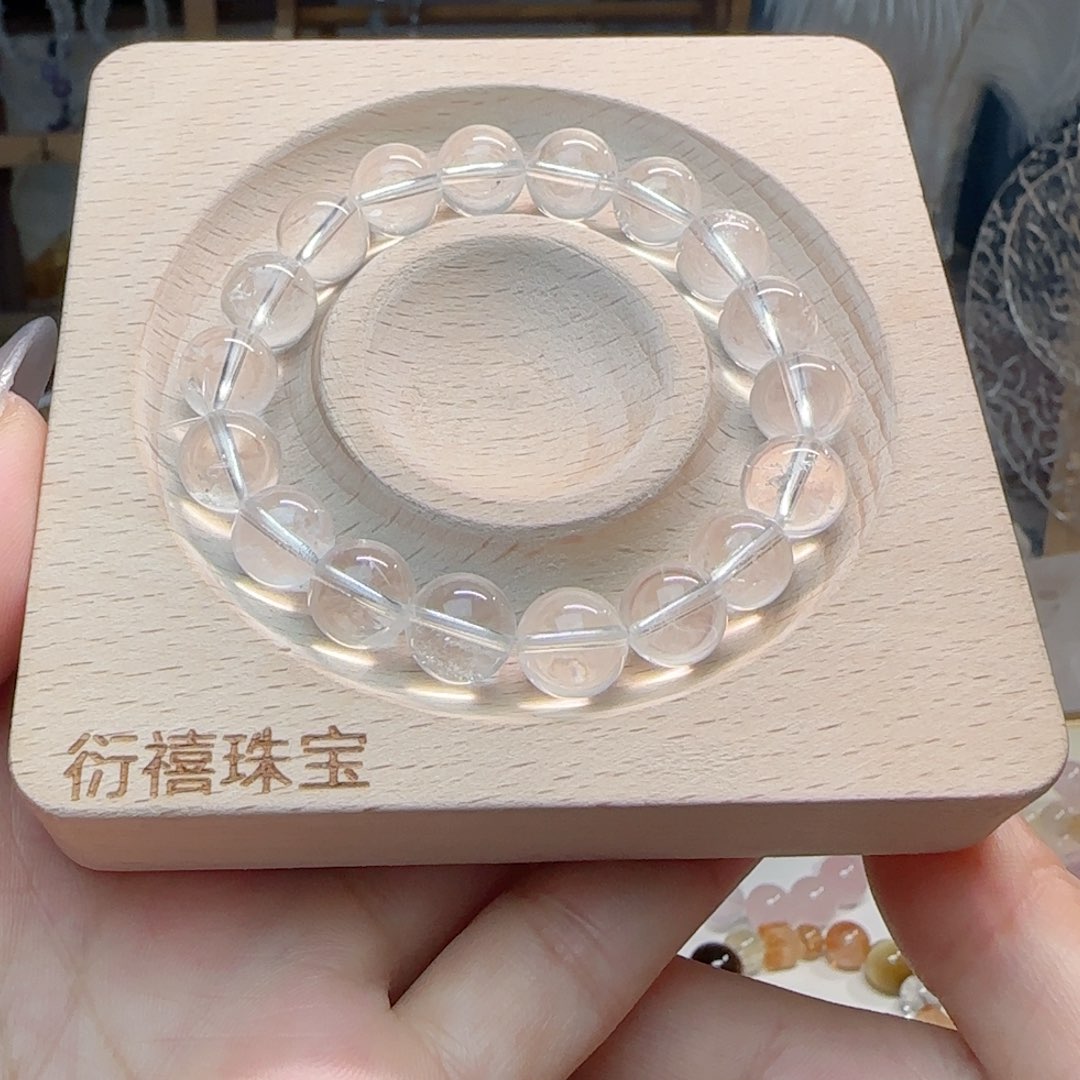 水晶手串未镶嵌白水晶10m素圈