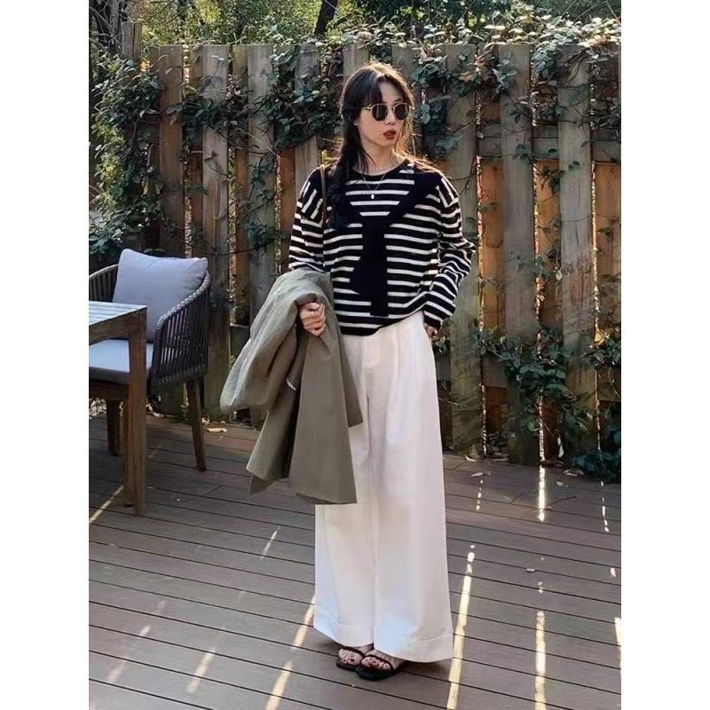 【1000-1900]新款秋冬时尚女装设计感圆领套装