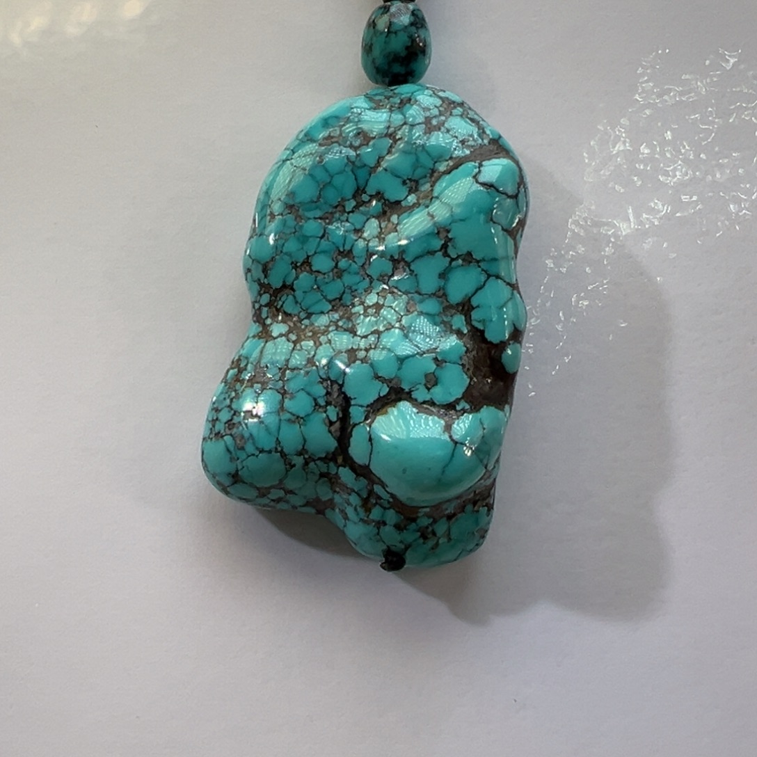 绿松石未镶嵌挂件