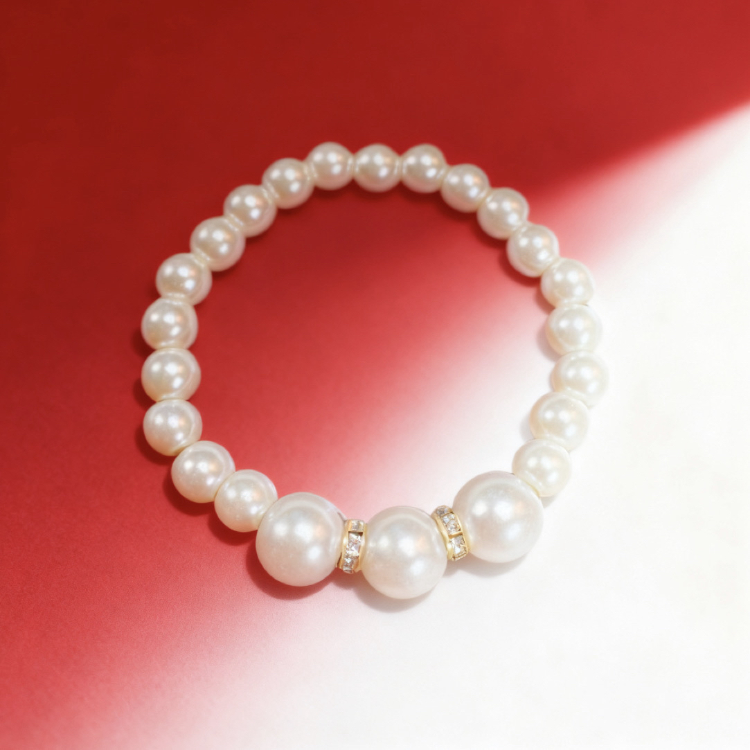  【陈阳专属】. 深海白珠手串 A125-CDN-1A