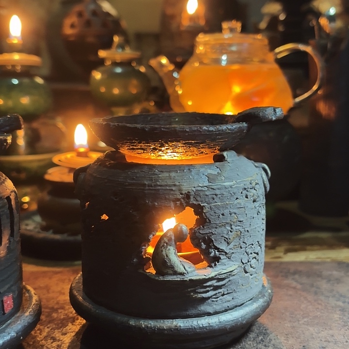 过***注景德镇陶瓷艺术原创香薰炉