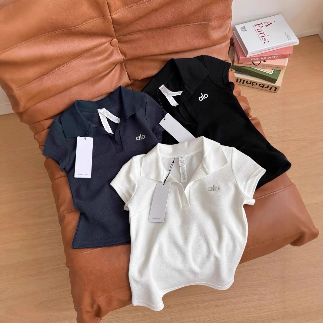 新款通勤城市运动风polo衫短袖夏季简约纯色T恤韩版修身